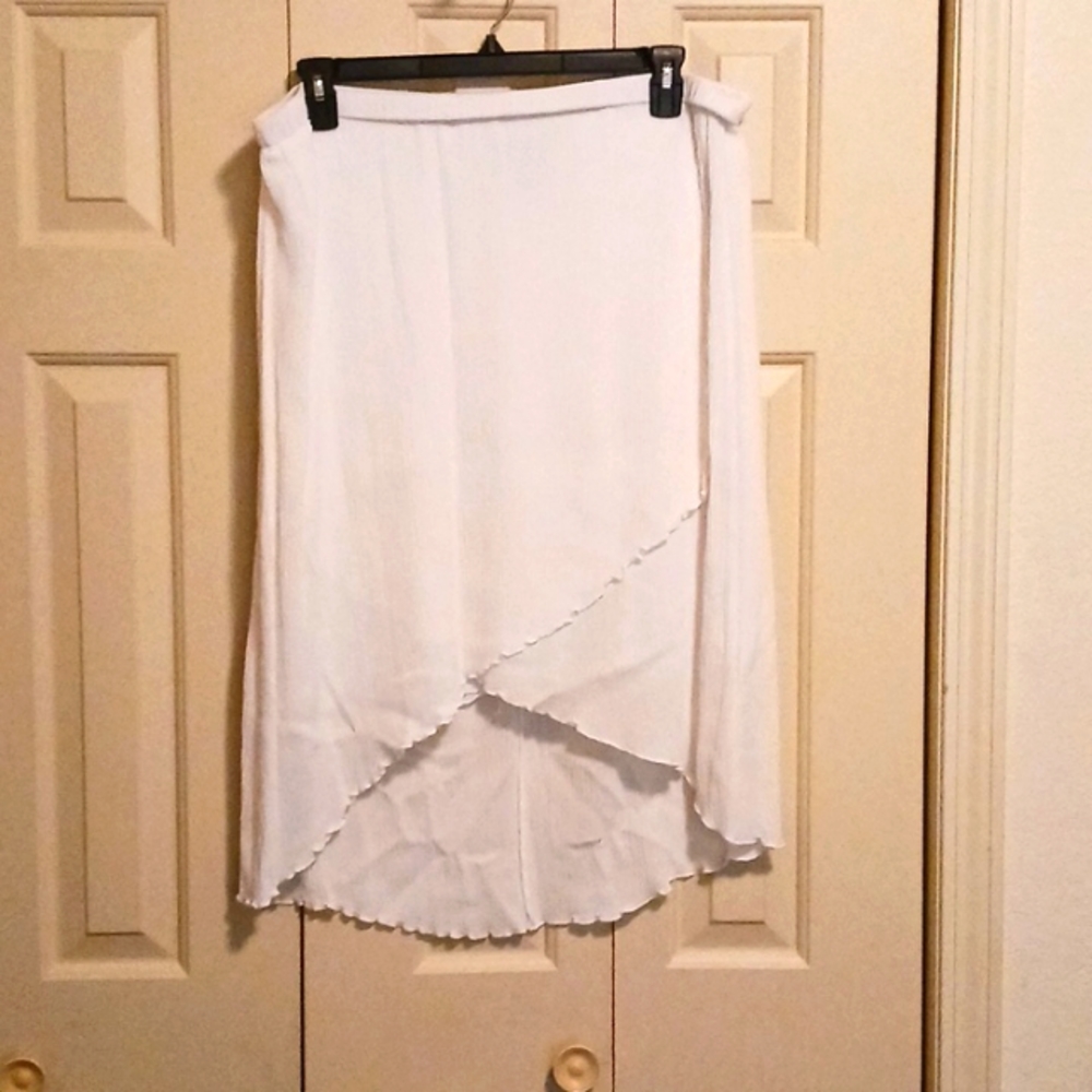 Zac & Rachel White Skirt 2X
